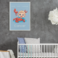 Poster Baby Boy BLEU - Cancer