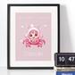 Poster Baby Girl ROSE - Cancer