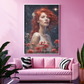 Poster Astrologique Balance - Ruby, Femme Balance