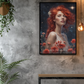 Poster Astrologique Lion - Ruby, Femme Lion