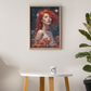 Poster Astrologique Scorpion - Ruby, Femme Scorpion