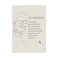 Poster Homme Scorpion