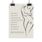 Poster Femme Poissons