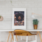 Poster Astrologique Verseau - Imani, Femme Verseau