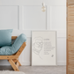 Poster Homme Lion