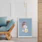 Poster Maman Lion et son bébé garçon