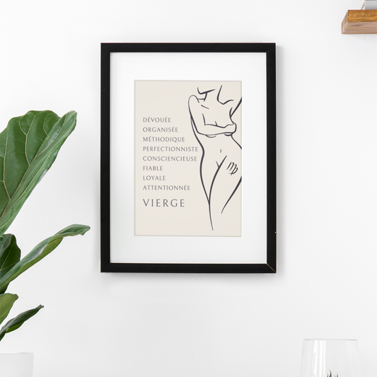 Poster Femme Vierge