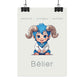 Poster Baby Boy BEIGE - Bélier