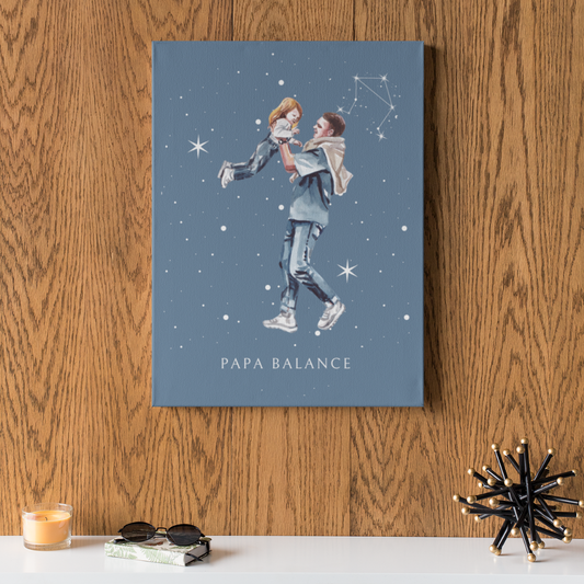 Poster Papa Balance et sa fille
