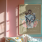 Poster Maman Balance avec son fils et sa fille