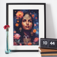 Poster Astrologique Bélier - Lakshmi, Femme Bélier