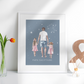 Poster Papa Sagittaire et ses filles