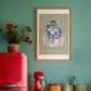 Poster Maman Sagittaire avec son fils et sa fille