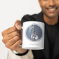 Mug Papa Sagittaire avec son fils et sa fille