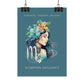 Poster Astrologique Scorpion - "Aurélie, Femme Scorpion"