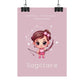 Poster Baby Girl ROSE - Sagittaire