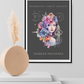 Poster Astrologique Taureau - "Eleonore, Femme Taureau"