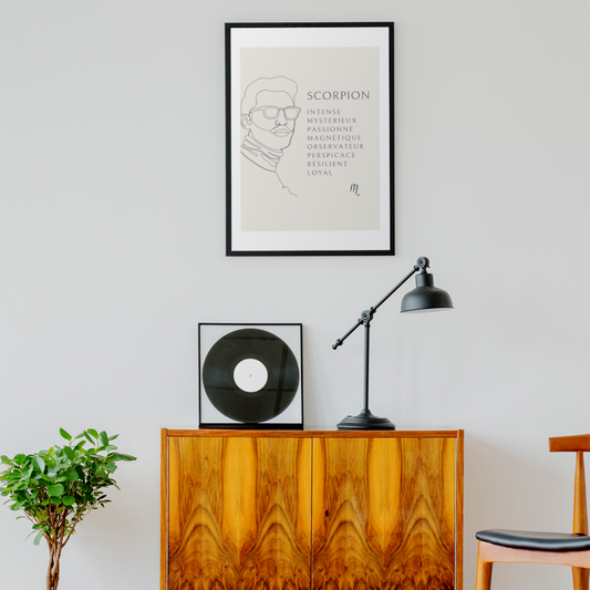 Poster Homme Scorpion